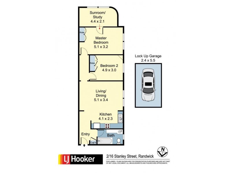 2/16 Stanley Street, Randwick NSW 2031 Floorplan