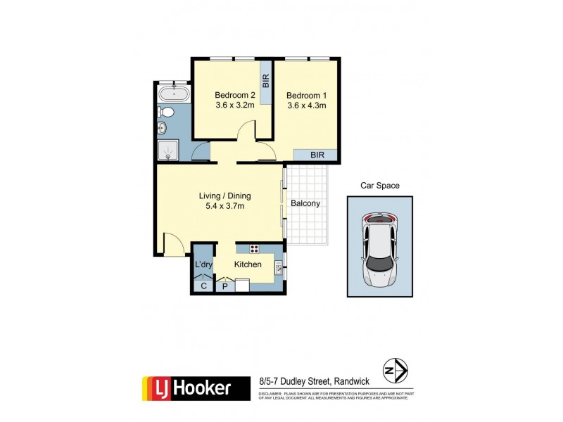 8/5-7 Dudley Street, Randwick NSW 2031 Floorplan