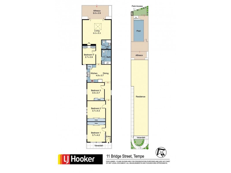 11 Bridge Street, Tempe NSW 2044 Floorplan