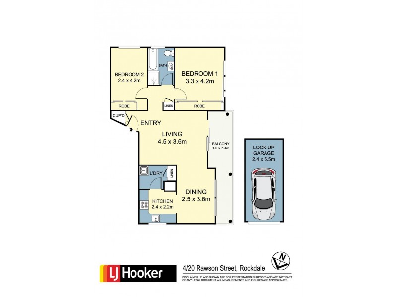 4/20 Rawson Street, Rockdale NSW 2216 Floorplan