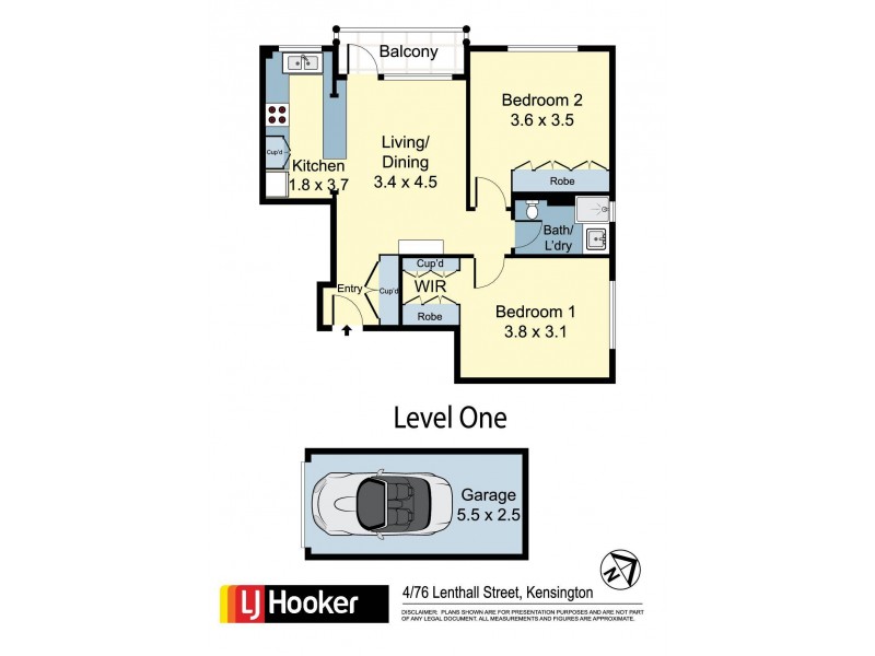 4/76 Lenthall Street, Kensington NSW 2033 Floorplan