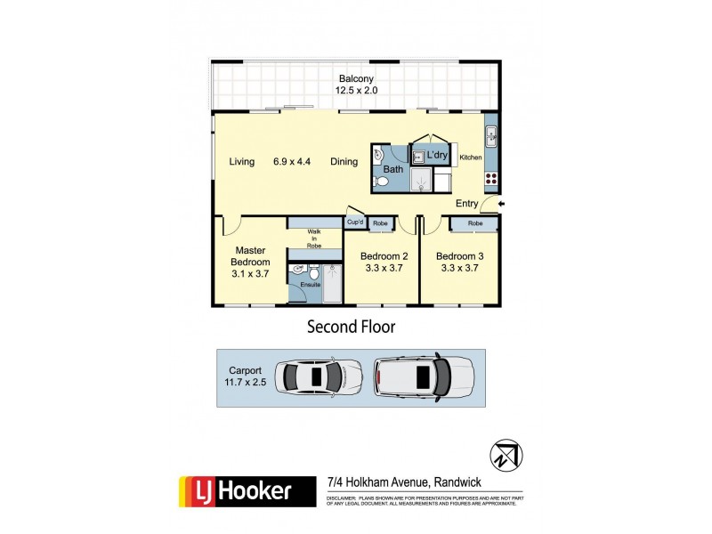 7/4 Holkham Avenue, Randwick NSW 2031 Floorplan