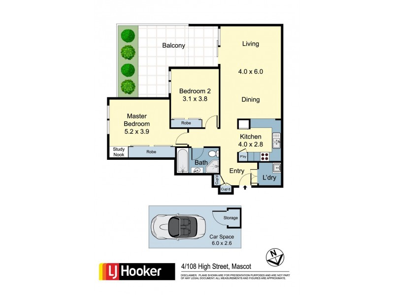 4/108 High Street, Mascot NSW 2020 Floorplan