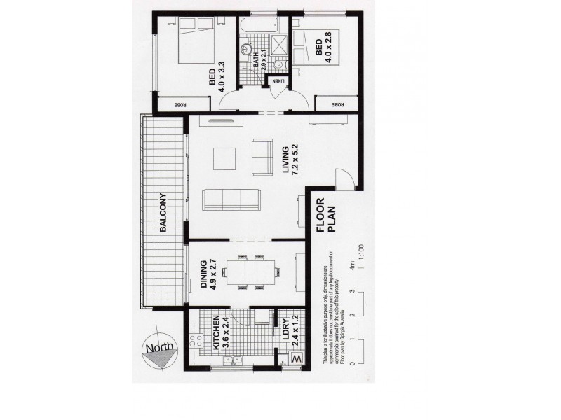 4/23 Glen Avenue, Randwick NSW 2031 Floorplan