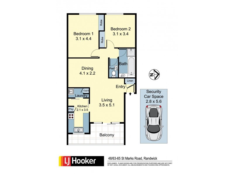 48/63-65 St Marks Road, Randwick NSW 2031 Floorplan