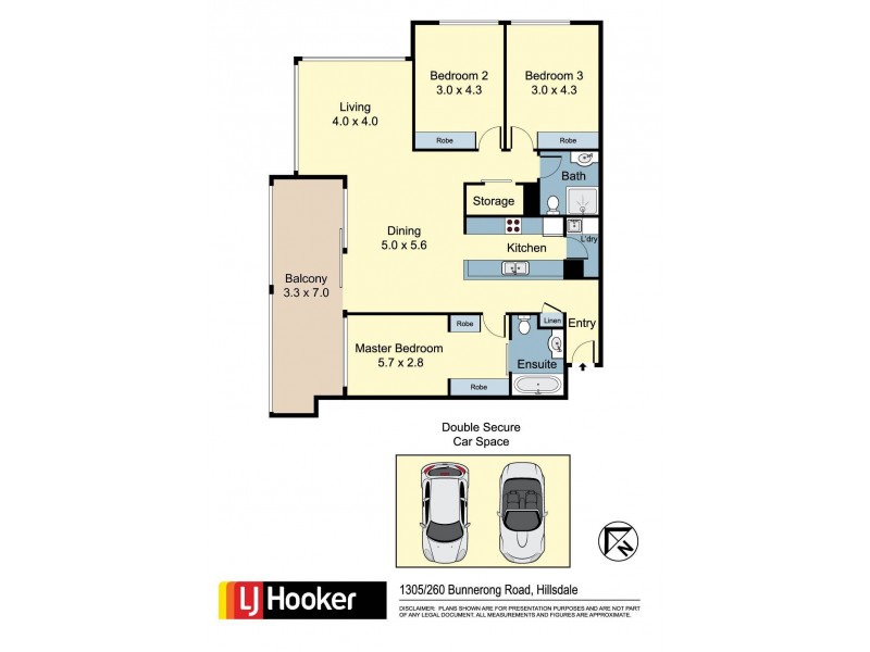 1305/238-262 Bunnerong Road, Hillsdale NSW 2036 Floorplan