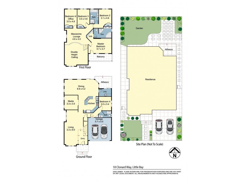 18 Clonard Way, Little Bay NSW 2036 Floorplan