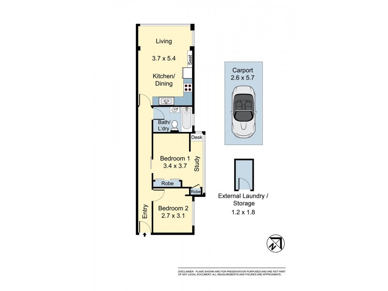 1/4 Burton Street, Randwick NSW 2031 Floorplan