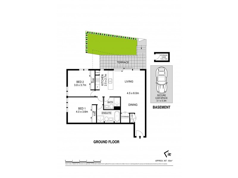 103/1-3 Jenner Street, Little Bay NSW 2036 Floorplan