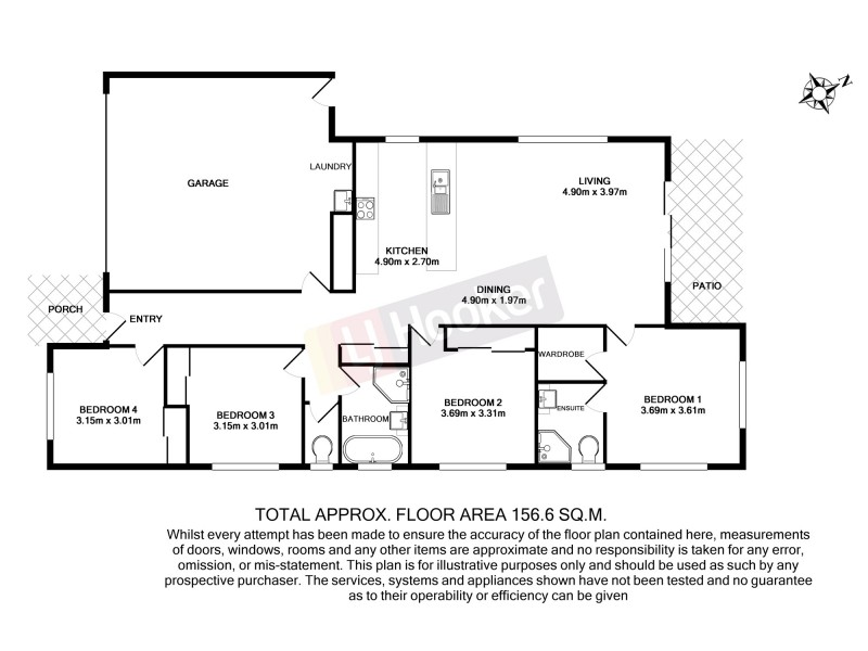 43 Geranium Drive, Springfield Lakes QLD 4300 Floorplan