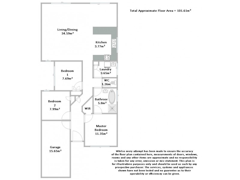 1 Honeysuckle Place, Forest Lake QLD 4078 Floorplan