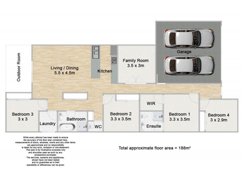 2 Balmain Street, Heathwood QLD 4110 Floorplan