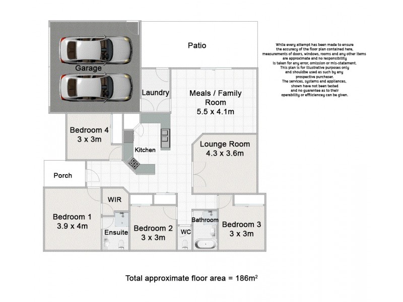 9 Violet Avenue, Springfield Lakes QLD 4300 Floorplan