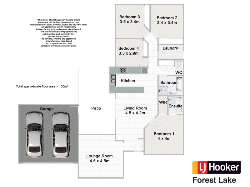 33 Jubilee Avenue, Forest Lake QLD 4078 Floorplan