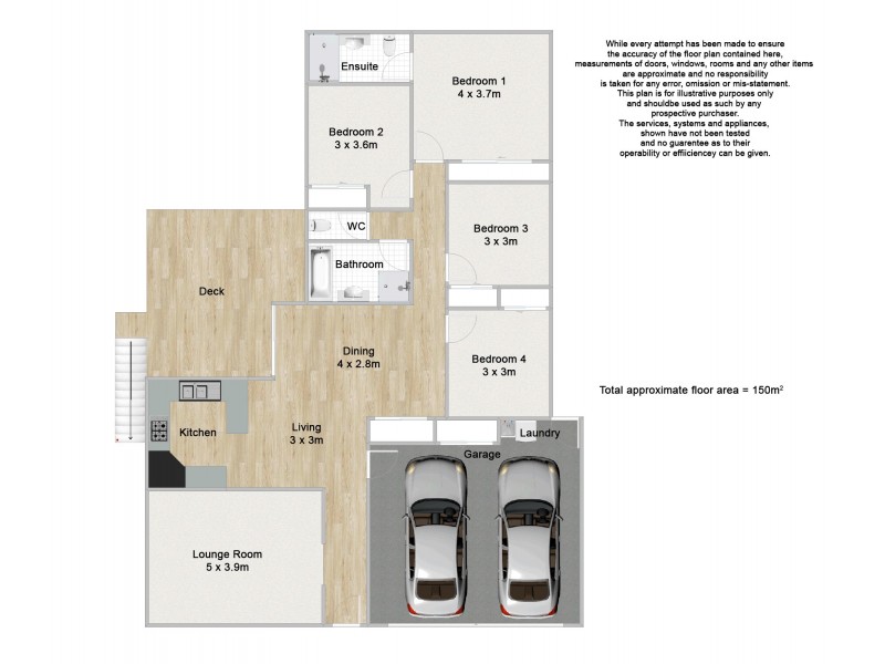 21 Andrew Walker Drive, Goodna QLD 4300 Floorplan