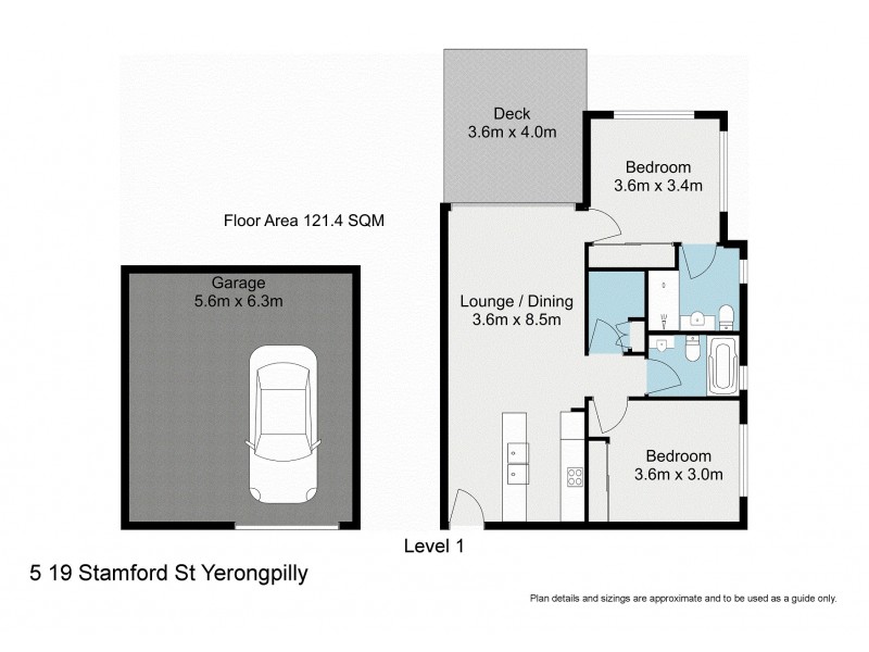 5/19 Stamford Street, Yeerongpilly QLD 4105 Floorplan