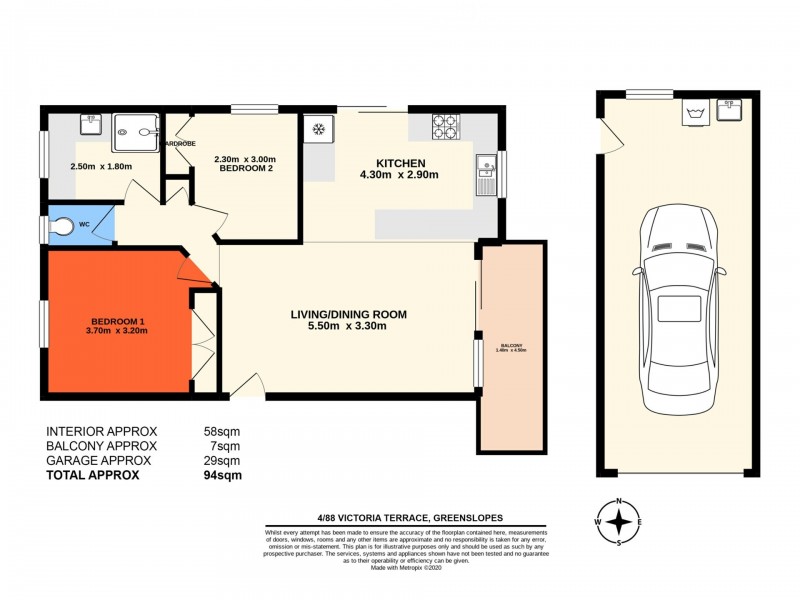 4/88 Victoria Terrace, Greenslopes QLD 4120