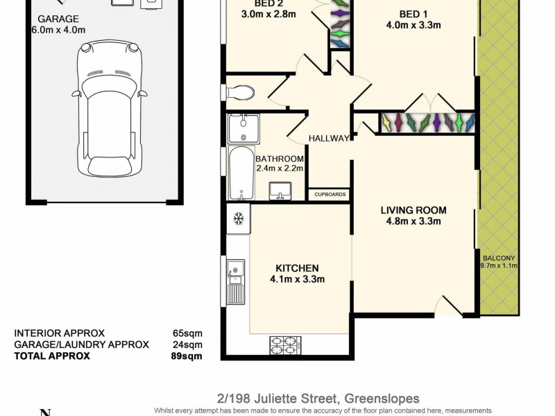 2/198 Juliette Street, Greenslopes QLD 4120