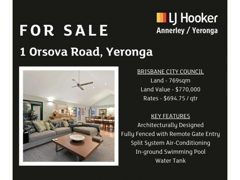 1 Orsova Road, Yeronga QLD 4104