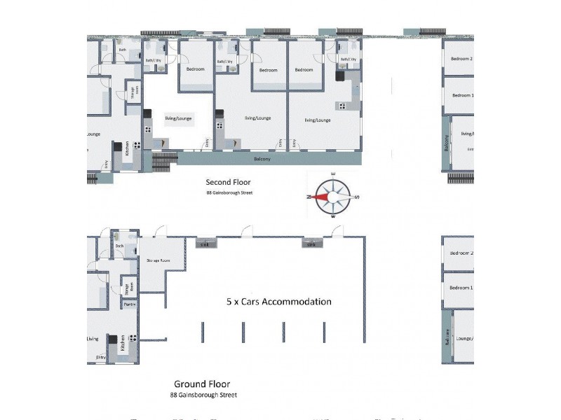2/88 Gainsborough Street, Moorooka QLD 4105 Floorplan