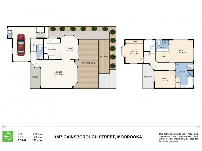 1/47 Gainsborough Street, Moorooka QLD 4105 Floorplan