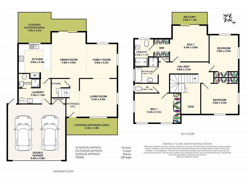 9 McNally Close, Seventeen Mile Rocks QLD 4073 Floorplan