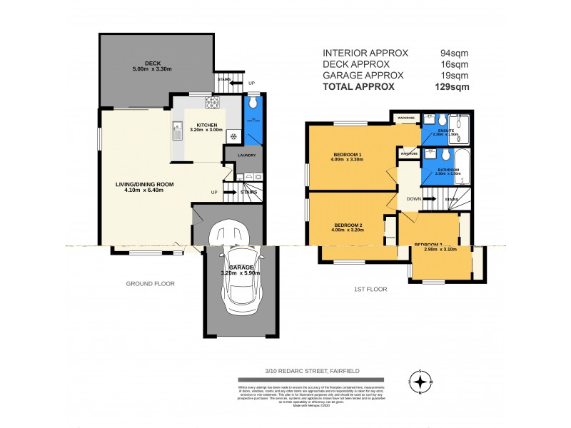3/10 Redarc Street, Fairfield QLD 4103 Floorplan