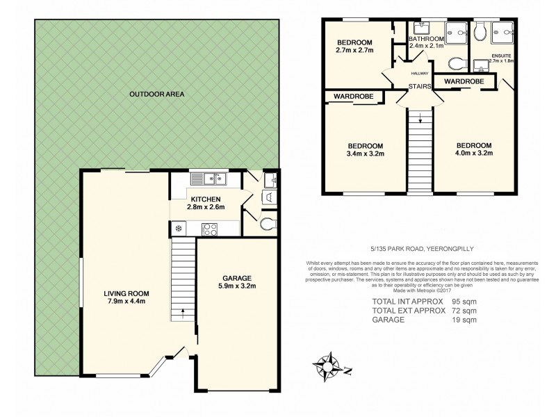 5/135 Park Road, Yeerongpilly QLD 4105 Floorplan