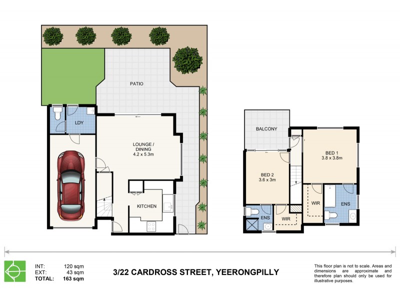 3/22 Cardross Street, Yeerongpilly QLD 4105 Floorplan