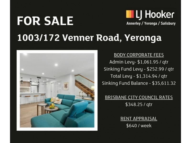 1003/172 Venner Road, Yeronga QLD 4104