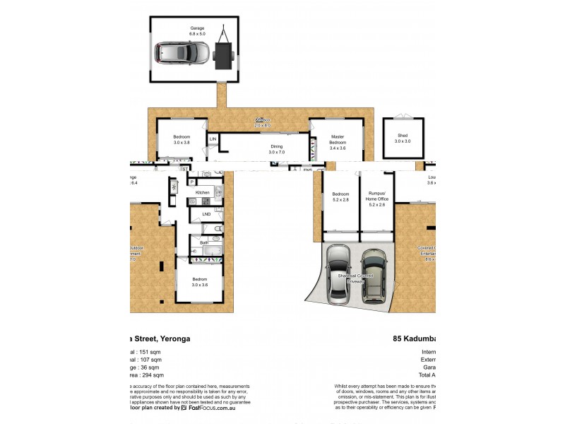 85 Kadumba Street, Yeronga QLD 4104 Floorplan