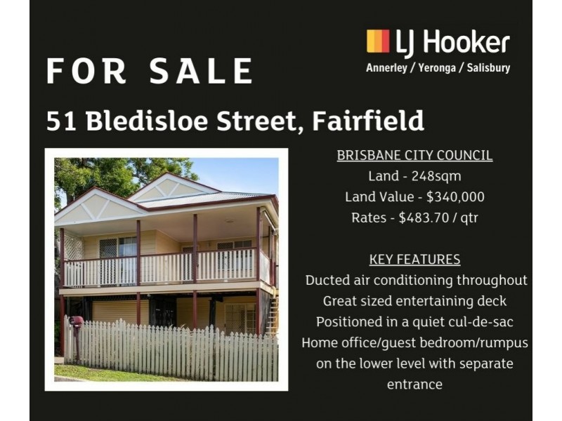 51 Bledisloe Street, Fairfield QLD 4103