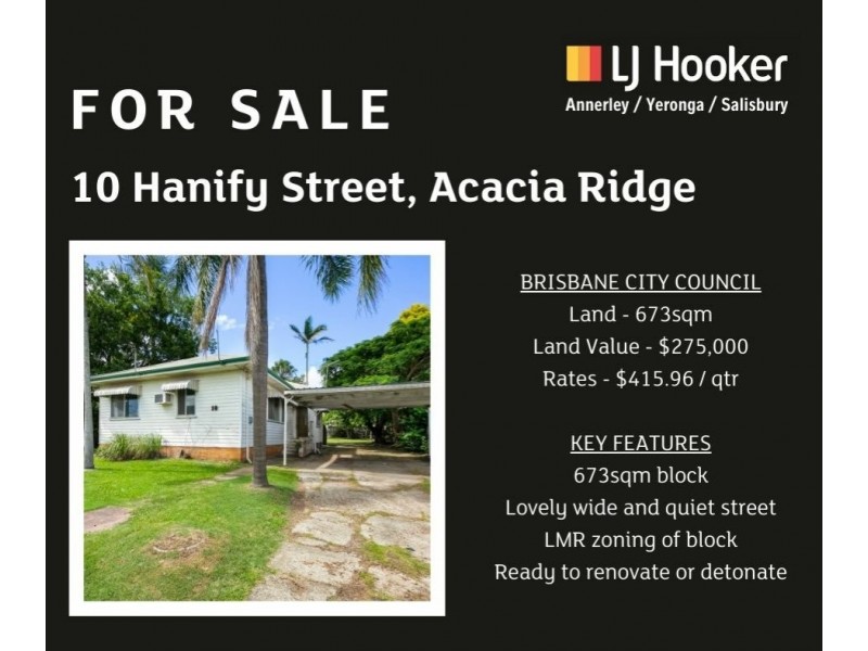 10 Hanify Street, Acacia Ridge QLD 4110