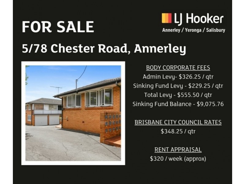5/78 Chester Road, Annerley QLD 4103