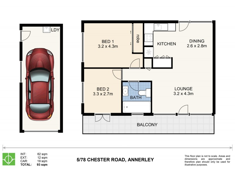 5/78 Chester Road, Annerley QLD 4103 Floorplan