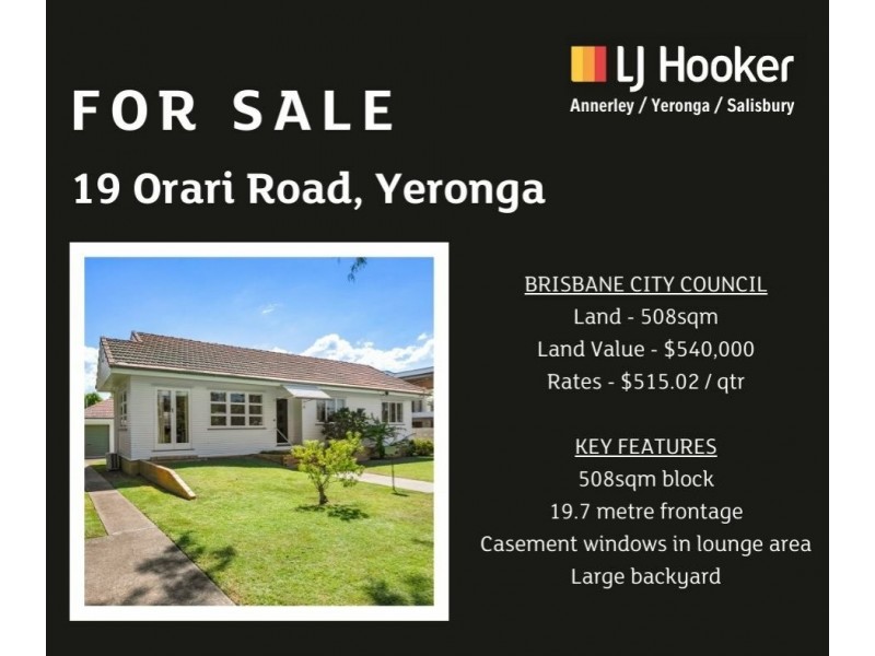 19 Orari Road, Yeronga QLD 4104