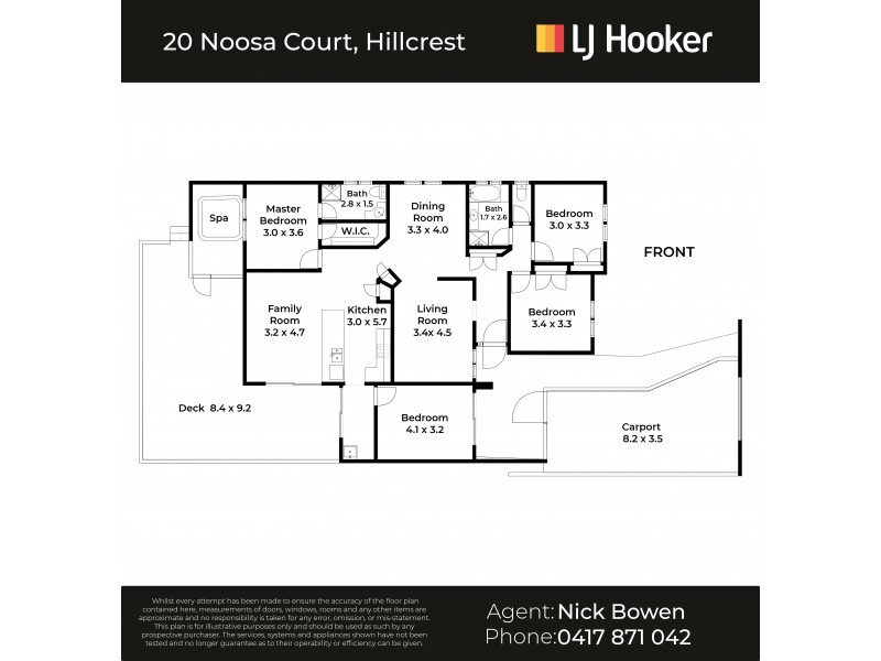 20 Noosa Court, Hillcrest QLD 4118 Floorplan