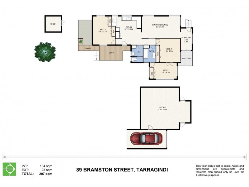 89 Bramston Street, Tarragindi QLD 4121 Floorplan