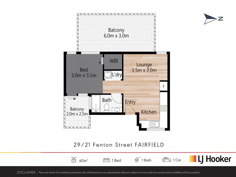 29/21 Fenton Street, Fairfield QLD 4103 Floorplan