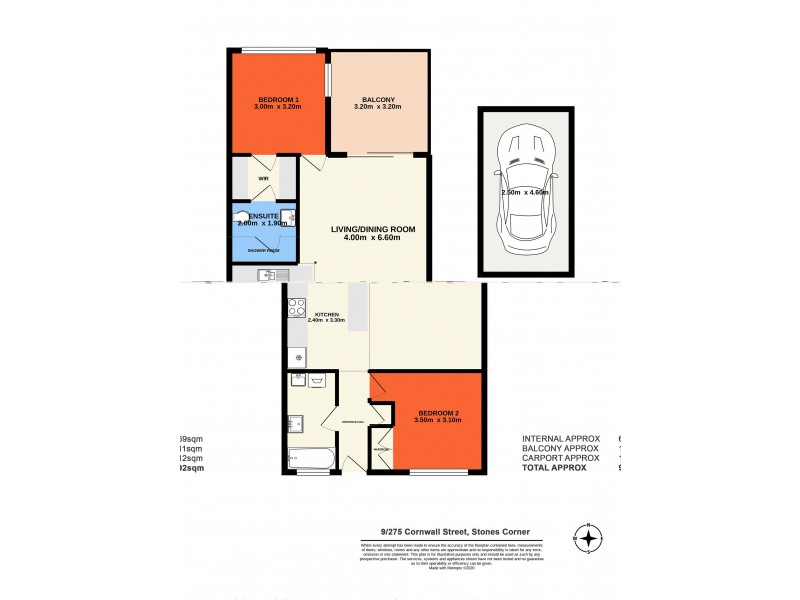 9/275 Cornwall Street, Greenslopes QLD 4120 Floorplan
