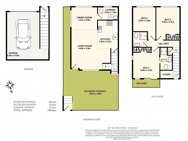 2/41 Wilton Terrace, Yeronga QLD 4104 Floorplan