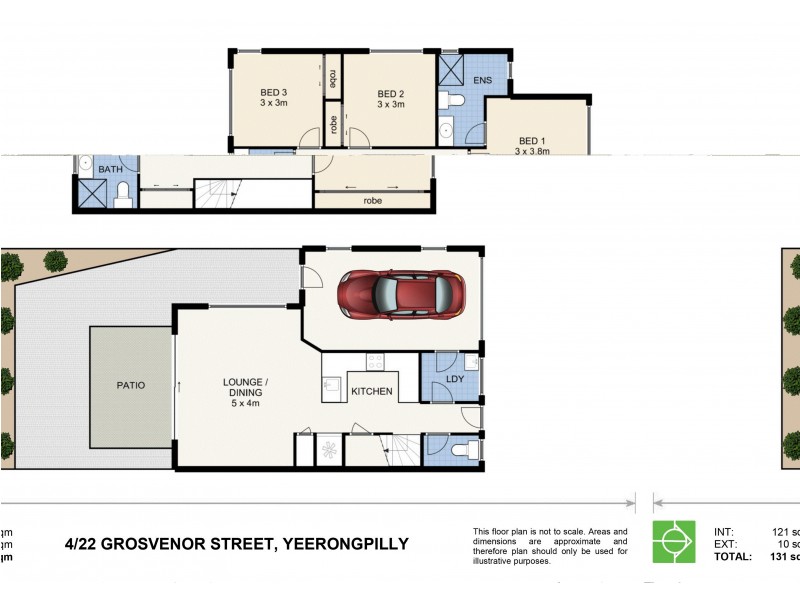 4/22 Grosvenor Street, Yeerongpilly QLD 4105 Floorplan