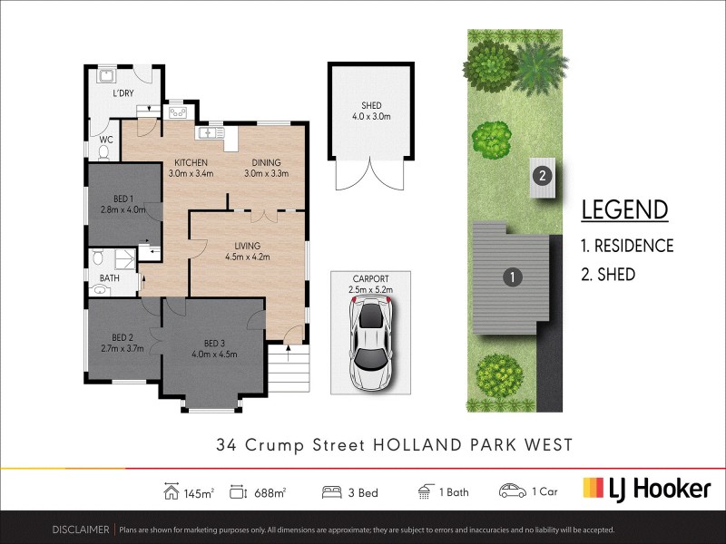 34 Crump Street, Holland Park West QLD 4121 Floorplan