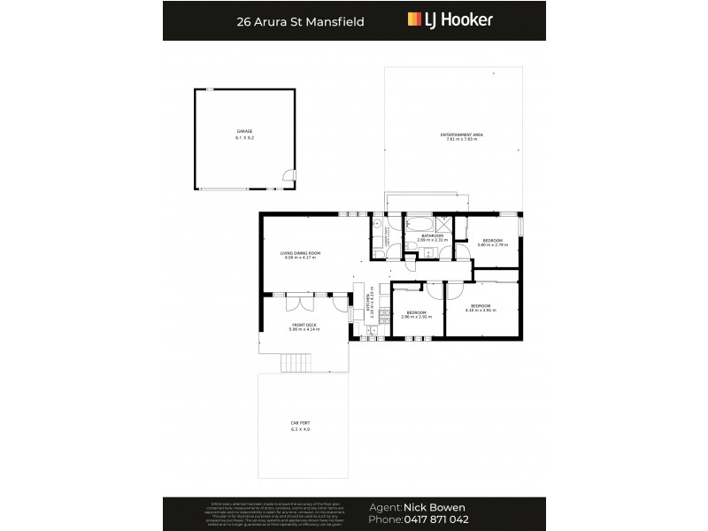 26 Arura Street, Mansfield QLD 4122 Floorplan
