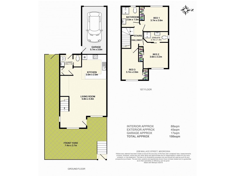 2/29 Wallace Street, Moorooka QLD 4105 Floorplan