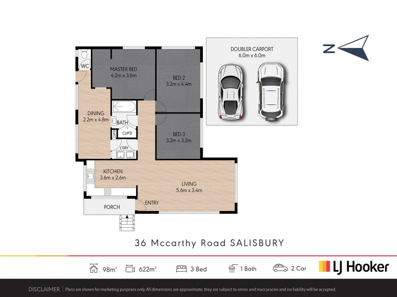 36 McCarthy Street, Salisbury QLD 4107 Floorplan