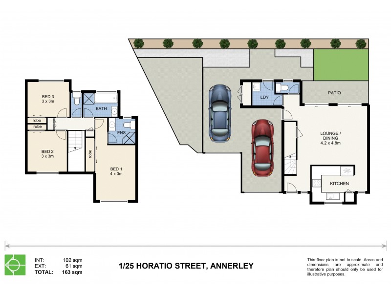 1 & 2/25A Horatio Street, Annerley QLD 4103 Floorplan