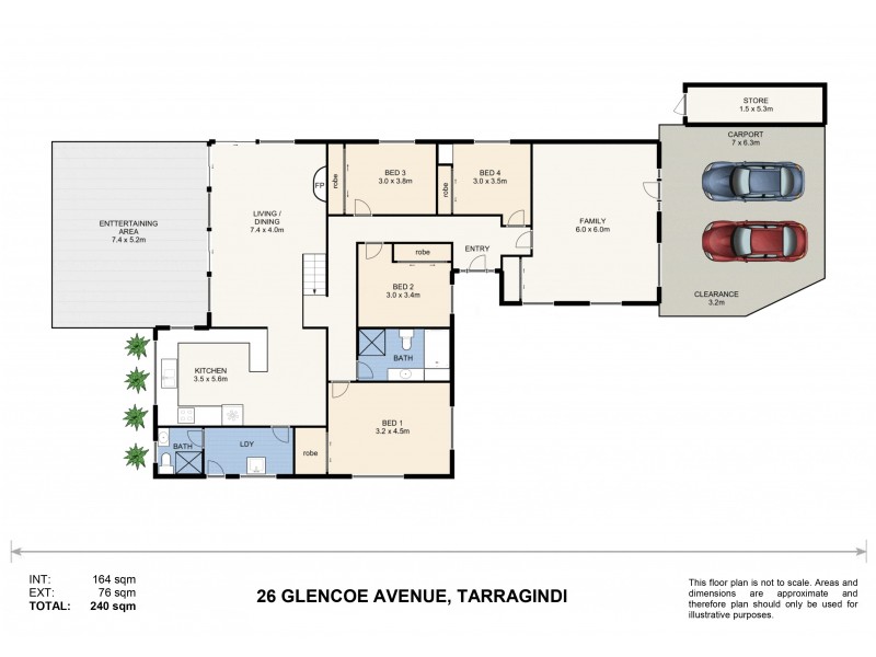 26 Glencoe Avenue, Tarragindi QLD 4121 Floorplan