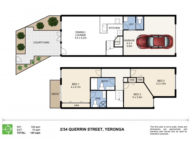 2/34 Querrin Street, Yeronga QLD 4104 Floorplan