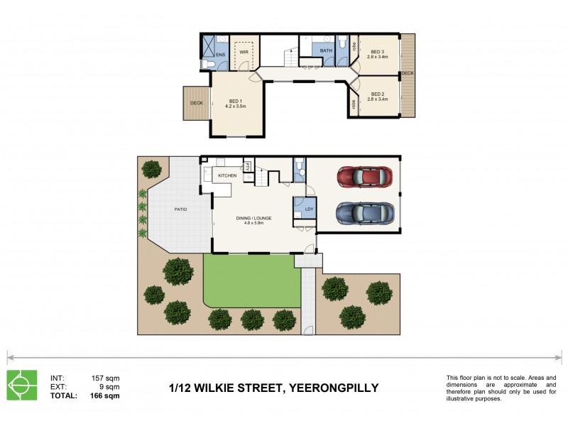 1/12 Wilkie Street, Yeerongpilly QLD 4105 Floorplan